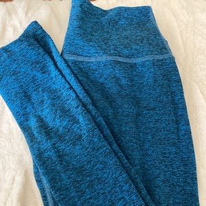 Beyond Yoga spacedye leggings size large blue